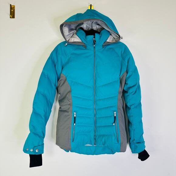 Obermeyer Blue and Gray Ski Jacket - Picture 1 of 13
